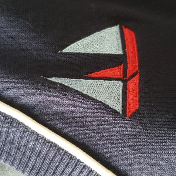 💥4/$20 Modcloth Navy Cropped Cardigan 3/4 sleeve - Picture 2 of 9